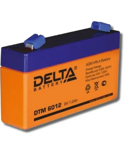 Delta DTM 6012. Аккумулятор герметичный свинцово-кислотный. Delta в Барнауле