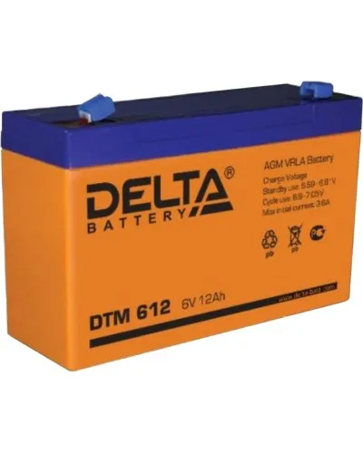 Delta DTM 612. Аккумулятор герметичный свинцово-кислотный. Delta в Барнауле