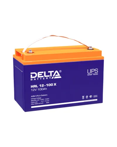 Delta HRL 12-100 X. Аккумулятор герметичный свинцово-кислотный. Delta в Барнауле