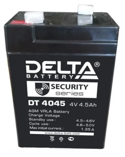 Delta DT 4045 (47мм). Аккумулятор герметичный свинцово-кислотный. Delta в Барнауле