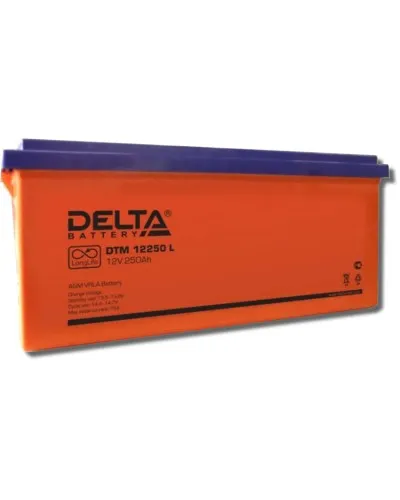 Delta DTM 12250 L. Аккумулятор герметичный свинцово-кислотный. Delta в Барнауле