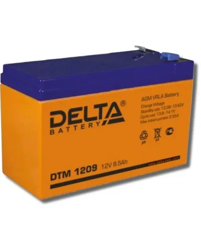 Delta DTM 1209. Аккумулятор герметичный свинцово-кислотный. Delta в Барнауле