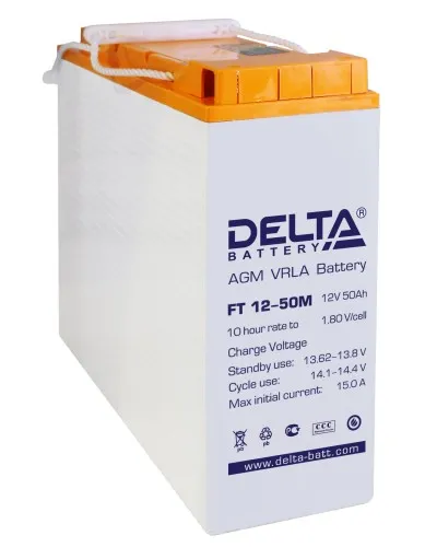 Delta FT 12-50 M. Аккумулятор герметичный свинцово-кислотный. Delta в Барнауле