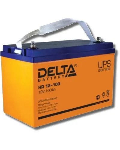 Delta HR 12-100. Аккумулятор герметичный свинцово-кислотный. Delta в Барнауле