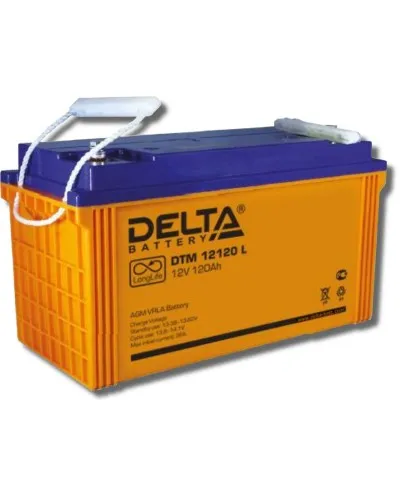 Delta DTM 12120 L. Аккумулятор герметичный свинцово-кислотный. Delta в Барнауле