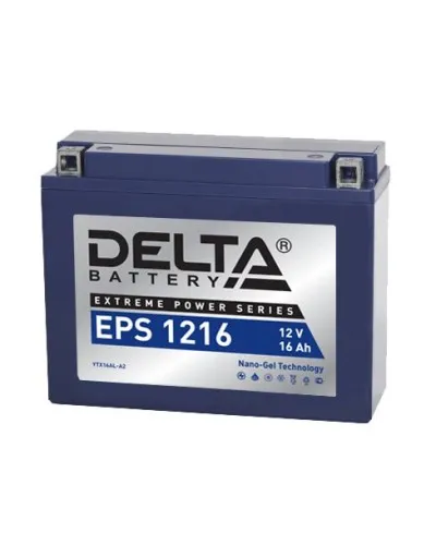 Delta EPS 1216. Аккумулятор герметичный свинцово-кислотный стартерный. Delta в Барнауле