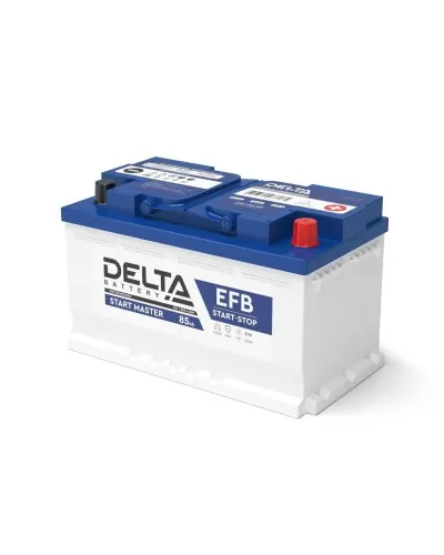 Delta START MASTER EFB 1285 (85 Ah). Аккумулятор автомобильный герметичный свинцово-кислотный. Delta в Барнауле