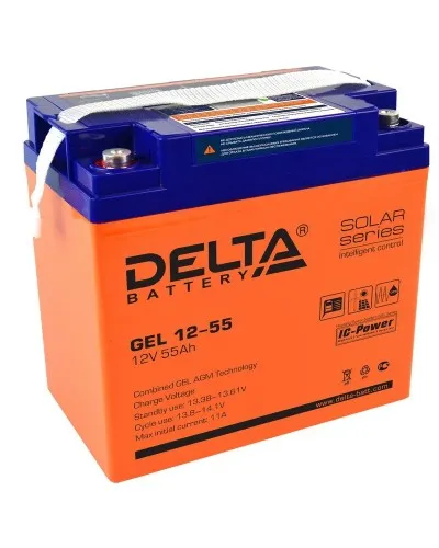 Delta GEL 12-55. Аккумулятор герметичный свинцово-кислотный. Delta в Барнауле