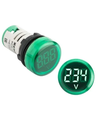 ED16-22VD (ed16-22vd-g). Индикатор значения напряжения зеленый. EKF в Барнауле