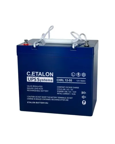 C.ETALON CHRL 12-55. Аккумулятор герметичный свинцово-кислотный. ETALON в Барнауле