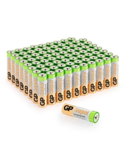 GP Super Alkaline 15A AA (GP 15A-2CRVS80), упак. 80 шт.. Алкалиновые батарейки. GP Batteries в Барнауле