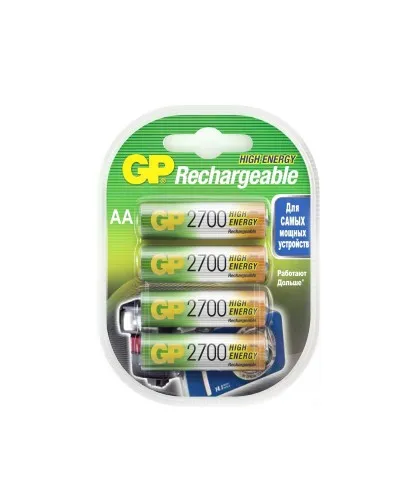 GP 270AAHC AA (GP 270AAHC-2DECRC4), упак. 4 шт.. Перезаряжаемые аккумуляторы. GP Batteries в Барнауле