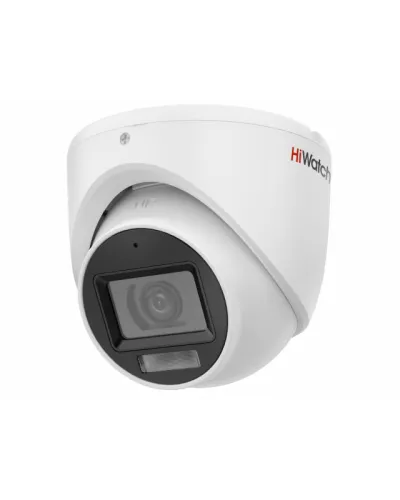 DS-T203A(B) (2.8мм). Бюджетная видеокамера мультиформатная купольная. HiWatch в Барнауле