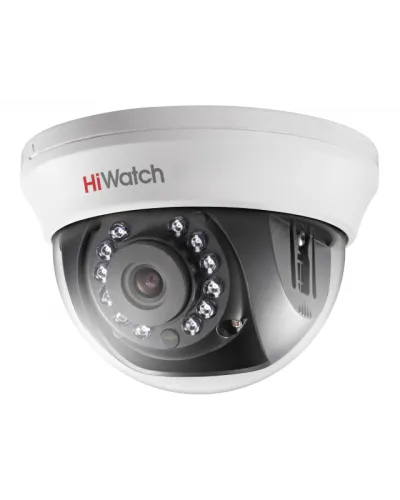DS-T201(B) (3.6мм). Бюджетная видеокамера мультиформатная купольная. HiWatch в Барнауле