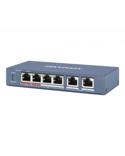 DS-3E0106HP-E. Коммутатор с питанием POE. Hikvision в Барнауле