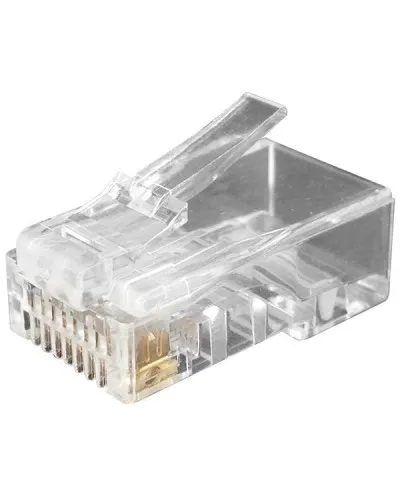 PLUG-8P8C-U-C6-100 (100 шт). Разъем RJ-45. Hyperline в Барнауле