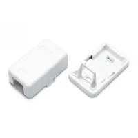 SBB3-1-WH. Корпус настенной розетки. Hyperline