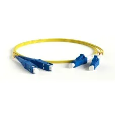 FC-D2-9-LC/UR-SC/UR-H-5M-LSZH-YL. Патч-корд волоконно-оптический. Hyperline