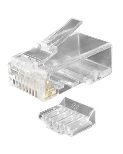 PLUG-8P8C-UV-C6-100 (100 шт). Разъем RJ-45. Hyperline в Барнауле