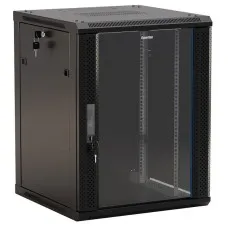 TWB-2245-GP-RAL9004. Шкаф телекоммуникационный 19 настенный 22U. Hyperline