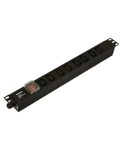 SHE19-8IEC-S-CB. Блок розеток 19. Hyperline в Барнауле