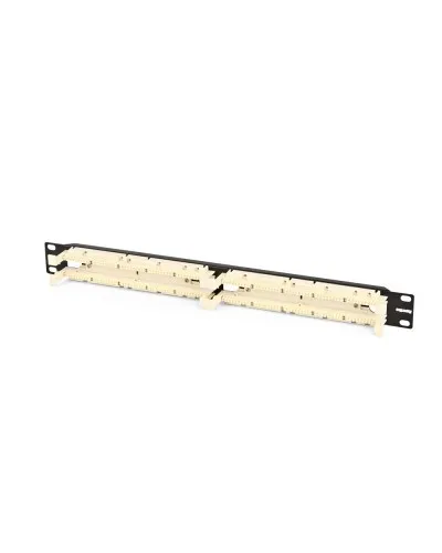 110C-19-100P-1U. 100 парная кросс-панель 110 типа. Hyperline в Барнауле