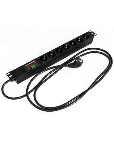 SHE19-7SH-AV-2.5EU. Блок розеток 19. Hyperline в Барнауле