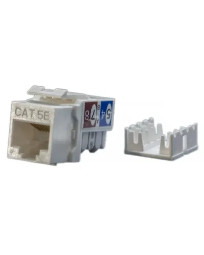 KJ9-8P8C-C5e-90-WH. Вставка Keystone Jack RJ-45. Hyperline в Барнауле