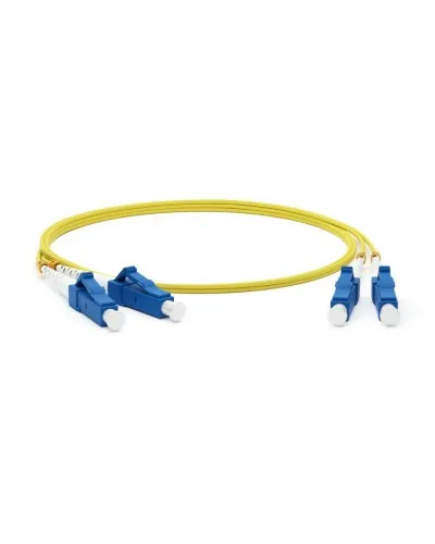FC-D2-9-LC/UR-LC/UR-H-20M-LSZH-YL. Патч-корд волоконно-оптический одномодовый. Hyperline в Барнауле