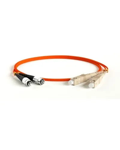 FC-D2-50-FC/PR-SC/PR-H-1M-LSZH-OR. Патч-корд волоконно-оптический SC-FC. Hyperline в Барнауле