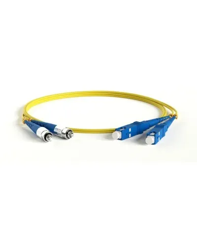 FC-D2-9-FC/UR-SC/UR-H-1M-LSZH-YL. Патч-корд волоконно-оптический SC-FC. Hyperline в Барнауле