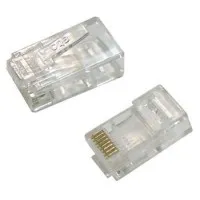 PLUG-8P8C-U-C5-100 (100 шт). Разъем RJ-45. Hyperline