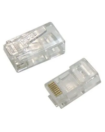 PLUG-8P8C-U-C5-100 (100 шт). Разъем RJ-45. Hyperline в Барнауле