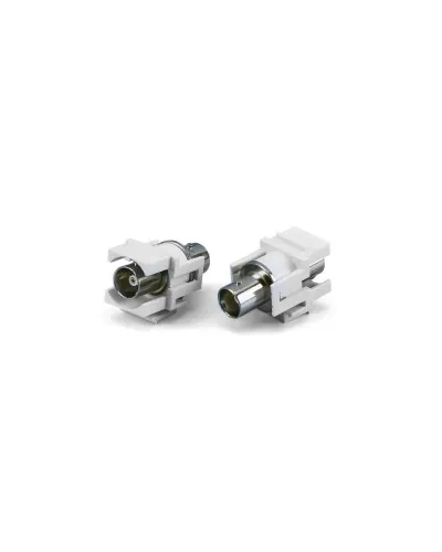 KJ1-BNC-D-WH. Вставка Keystone Jack RJ-45. Hyperline в Барнауле