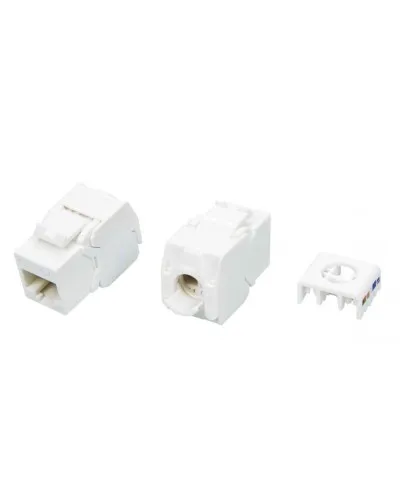 KJ8-8P8C-C6A-180-TLS-WH. Вставка Keystone Jack RJ-45. Hyperline в Барнауле