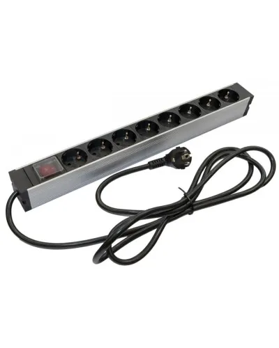 SHZ19-8SH-S-2.5EU. Блок розеток 19. Hyperline в Барнауле