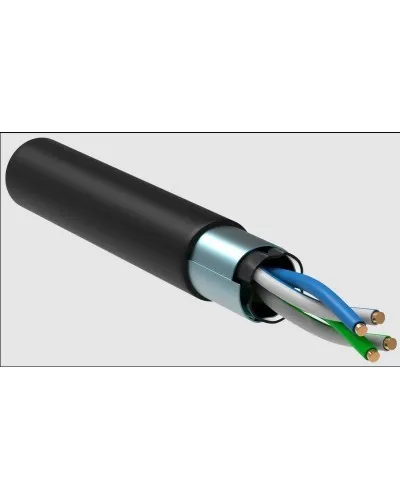 GENERICA F/UTP 5E 24AWG 2PR LDPE 1м черный 305м (BC3-C5E02-339-305-R-G). Кабель «витая пара» (LAN) для структурированных систем связи. IEK в Барнауле
