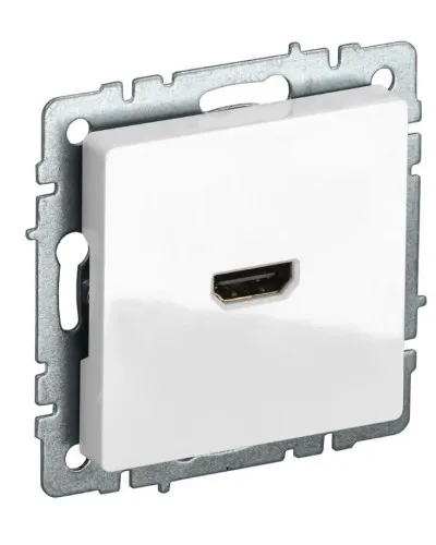 Розетка HDMI РHDMI-0-БрБ белая BRITE (BR-H10-K01). Розетка HDMI. IEK в Барнауле