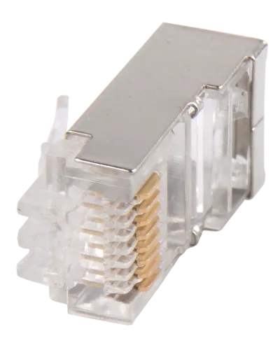 GENERICA Разъём RJ-45 FTP для кабеля кат. 5Е (20 шт) (CS3-1C5EF-G). Разъем RJ-45. IEK в Барнауле