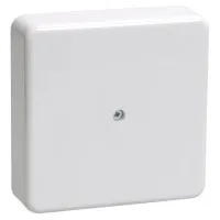 Коробка распаячная КМ41216-01 75х75х28 открытой проводки (6 клемм 6 мм²) белая (UKO10-075-075-028-K01). Коробка распаячная безгалогенная (HF). IEK