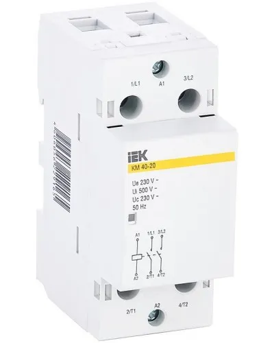 Контактор модульный КМ40-20 AC (MKK11-40-20). Контактор модульный. IEK в Барнауле