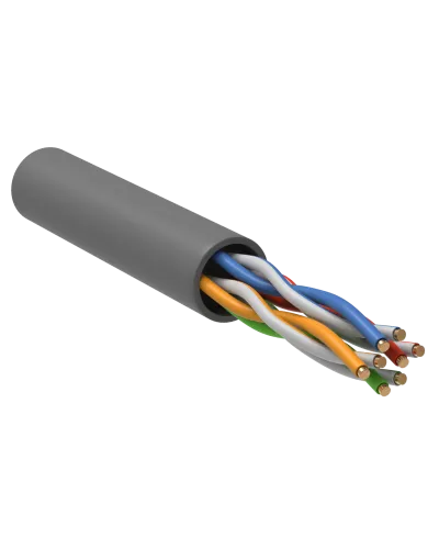 GENERICA U/UTP кат.5E 24AWG 4 пары LSZH серый (BC1-C5E04-121-305-R-G). Кабель «витая пара» (LAN) для структурированных систем связи. IEK в Барнауле