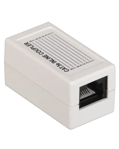 CS70-1C5EU. Проходной адаптер категория 5Е UTP тип RJ45-RJ45, белый. ITK в Барнауле