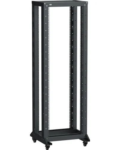 LF05-24U66-2RM. Стойка 2-рамная на рол. 24U 600х600мм черная. ITK в Барнауле