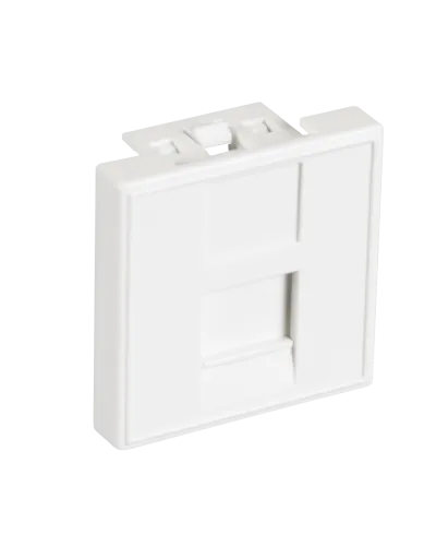 EC-IMF-1-WT-10 (10шт). Вставка 45x45 (Mosaic) для 1 модуля Keystone Jack. NETLAN в Барнауле