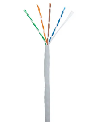 U/UTP 4pair, Cat5e, In, PVC (EC-UU004-5E-PVC-GY-1). Кабель «витая пара» (LAN) для структурированных систем связи. NETLAN в Барнауле