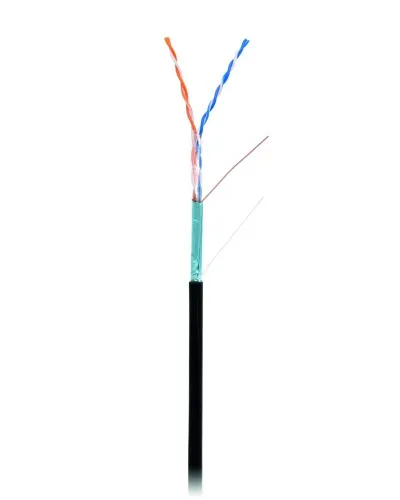 F/UTP 2pair, Cat5, Out, PE (EC-UF002-5-PE-BK). Кабель «витая пара» (LAN) для структурированных систем связи. NETLAN в Барнауле