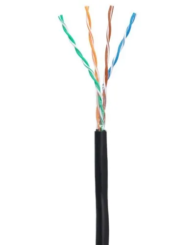 U/UTP 4pair, Cat5е, Out, PE (EC-UU004-5E-PE-BK). Кабель «витая пара» (LAN) для структурированных систем связи. NETLAN в Барнауле