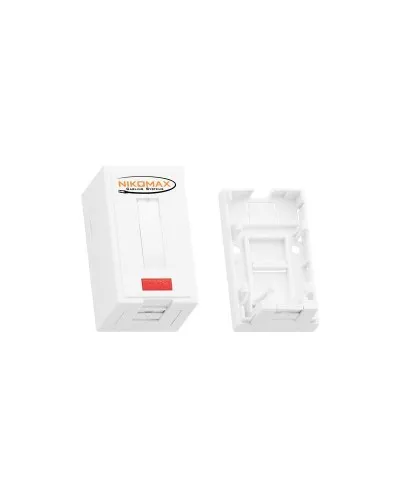 NMC-MB1P-ST-WT. Корпус настенной розетки. NIKOMAX в Барнауле