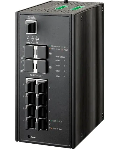 NIS-3500-3412PGE (64PY0804). Коммутатор управляемый с PoE. NSGate в Барнауле